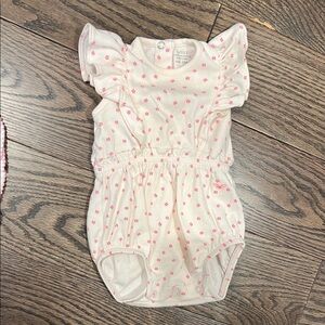 Livly Pink Floral Baby Romper